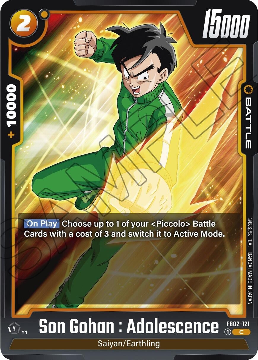 Image for Son Gohan : Adolescence - FB02-121 (FB02-121) (FB02) - Dragon Ball Super: Fusion World