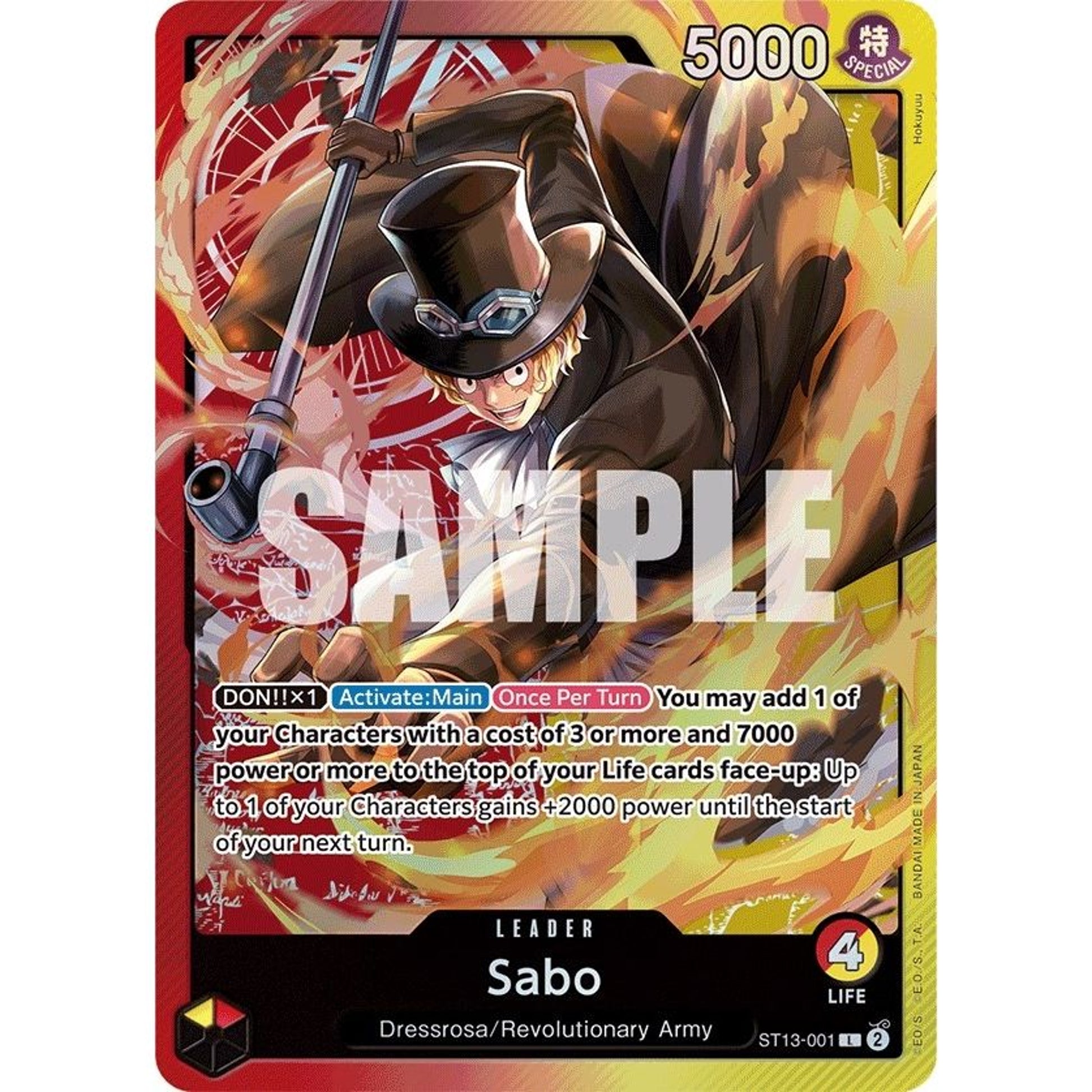 Image for Sabo (001) (ST13-001) (ST-13) - One Piece Card Game