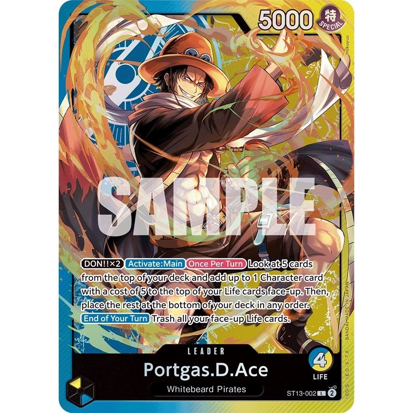 Image for Portgas.D.Ace (002) (ST13-002) (ST-13) - One Piece Card Game