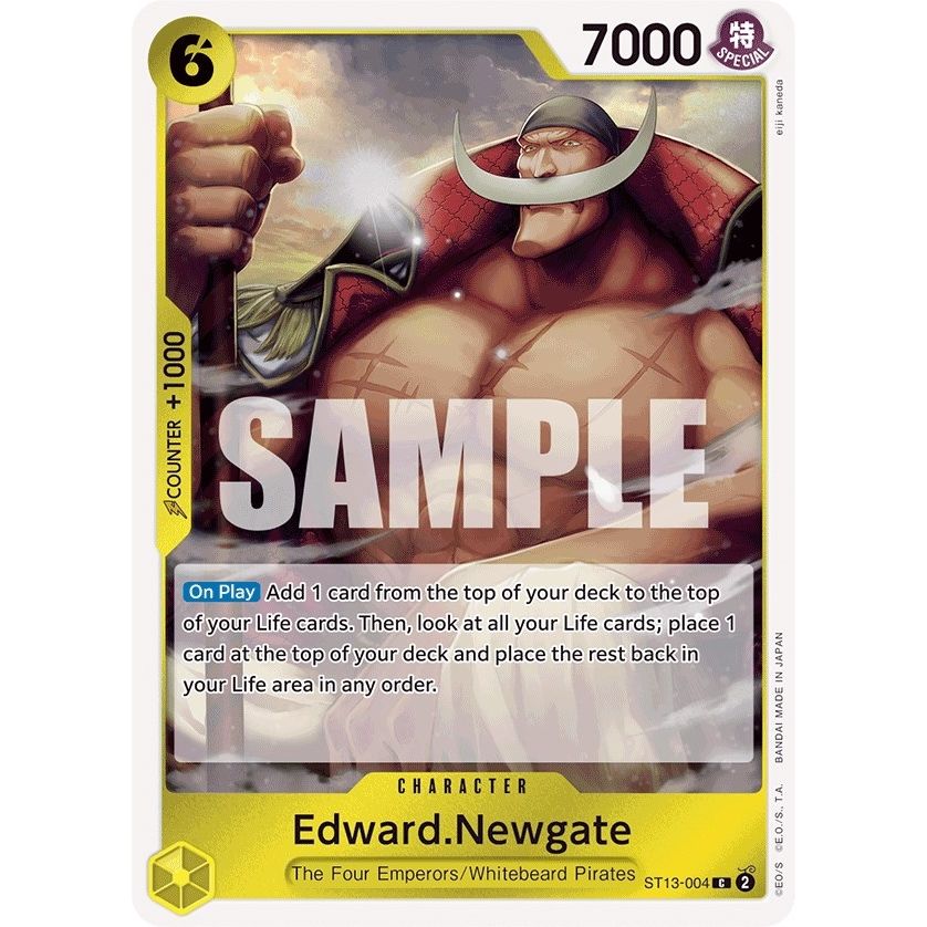Image for Edward.Newgate (ST13-004) (ST-13) - One Piece Card Game