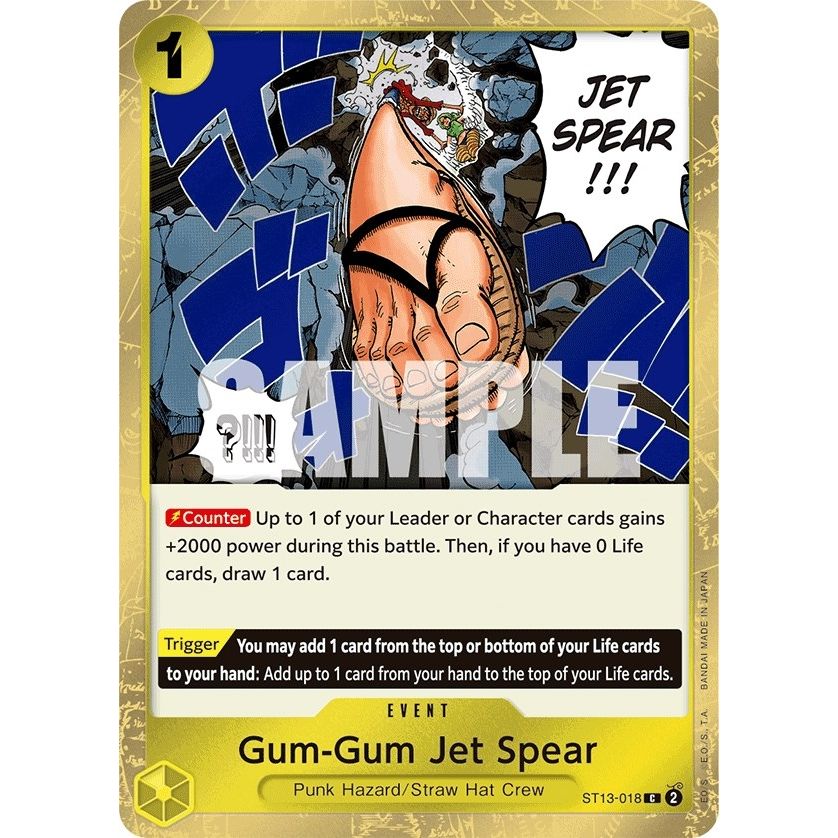 Image for Gum-Gum Jet Spear (ST13-018) (ST-13) - One Piece Card Game