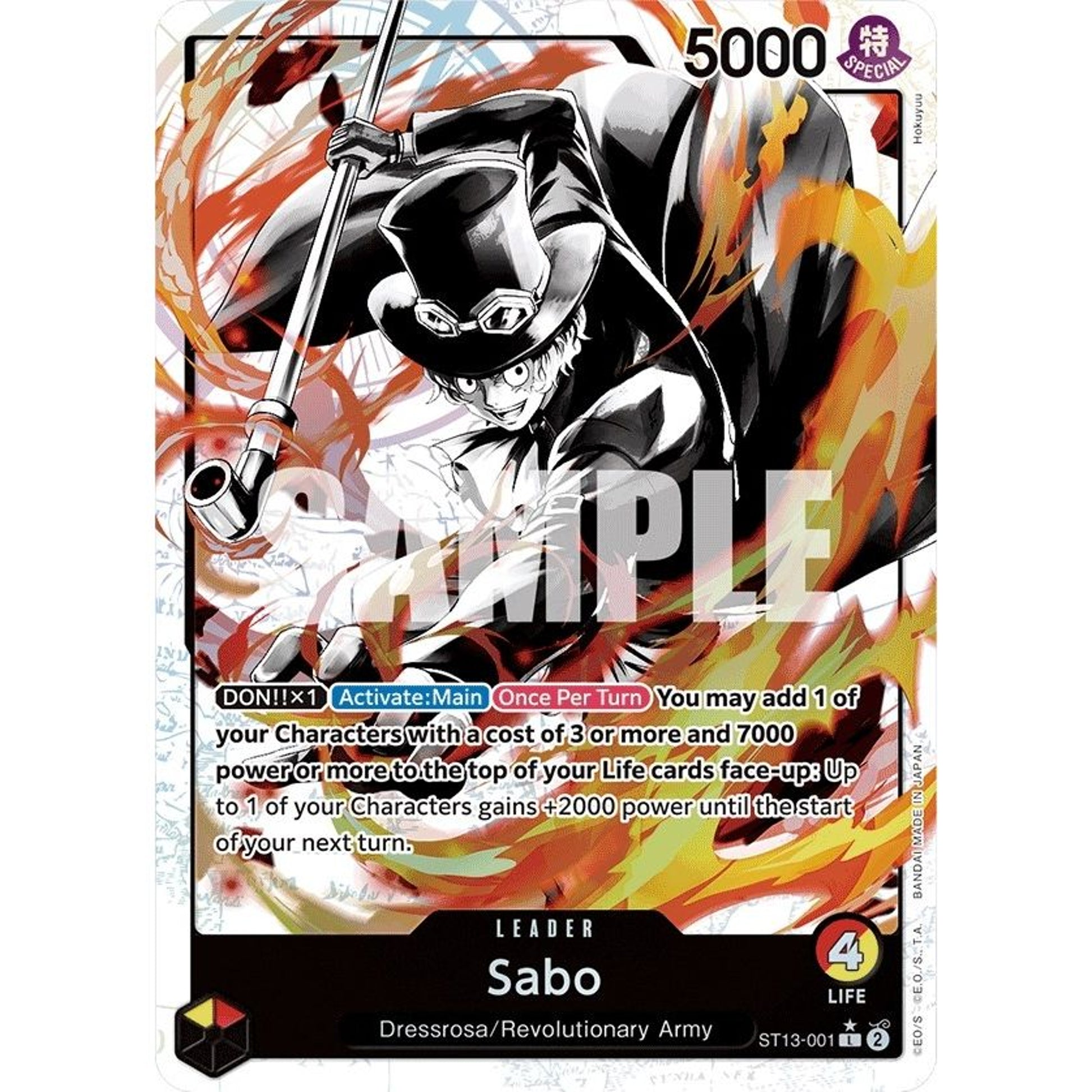 Image for Sabo (001) (Parallel) (ST13-001) (ST-13) - One Piece Card Game