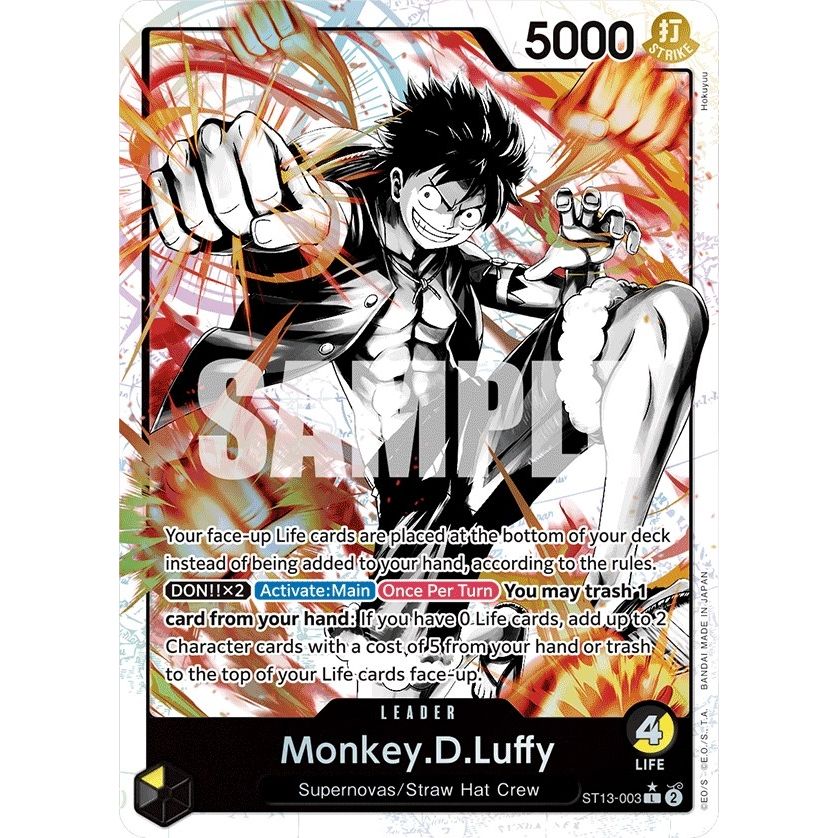 Image for Monkey.D.Luffy (003) (Parallel) (ST13-003) (ST-13) - One Piece Card Game
