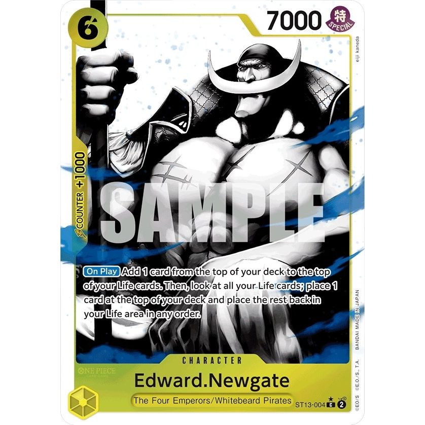 Image for Edward.Newgate (Parallel) (ST13-004) (ST-13) - One Piece Card Game