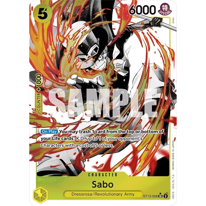 Image for Sabo (008) (Parallel) (ST13-008) (ST-13) - One Piece Card Game