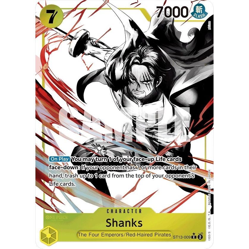 Image for Shanks (Parallel) (ST13-009) (ST-13) - One Piece Card Game
