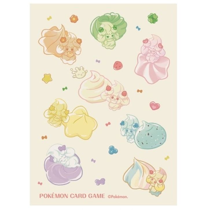 Image for Pokemon TCG: Pokemon Center Japan Exclusive Card Sleeves - Alcremie a la mode (64-Pack) - Card Sleeves