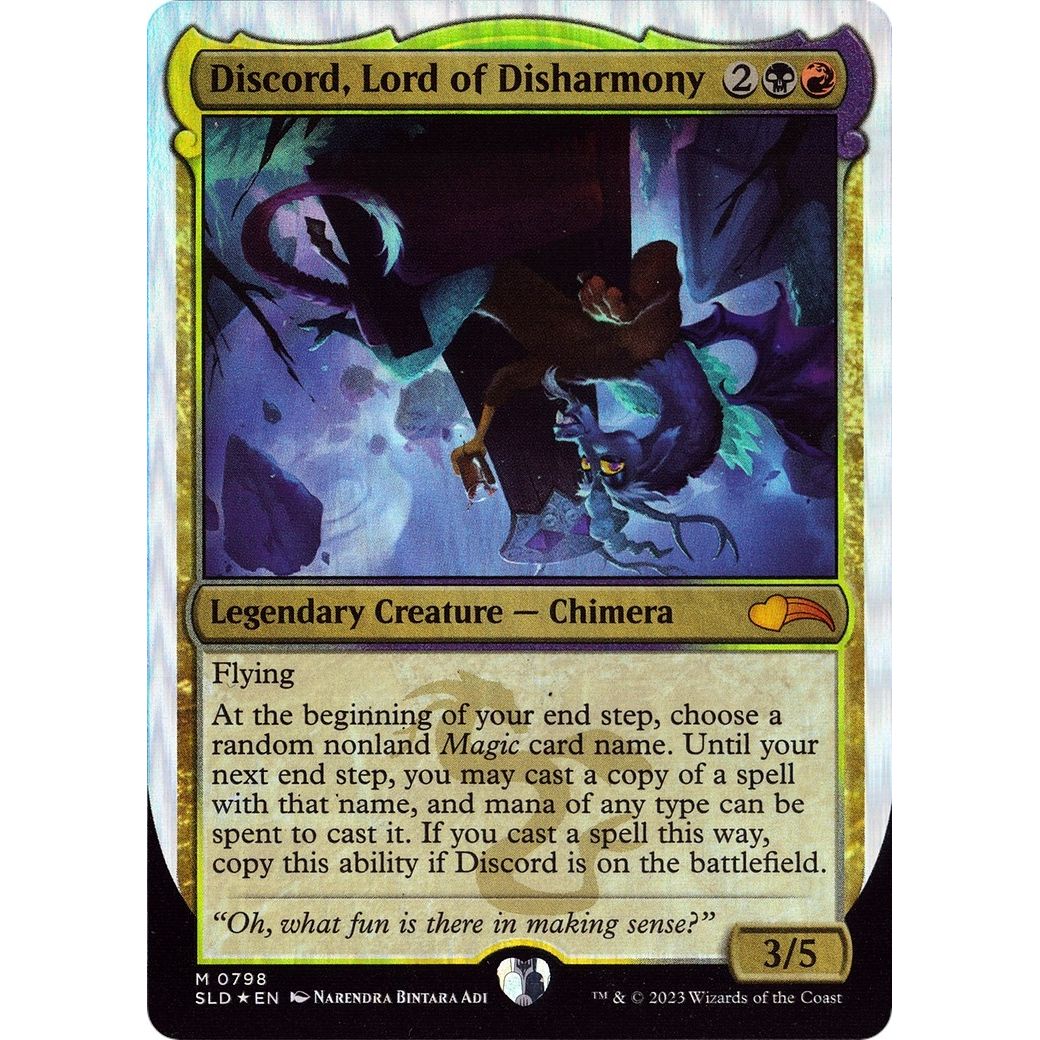 Image for Discord, Lord of Disharmony (798) (SLD) - Magic: The Gathering