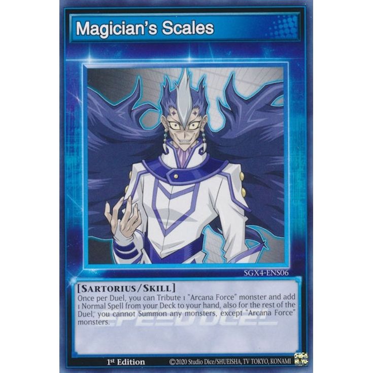 Image for Magician's Scales (Skill Card) (SGX4-ENS06) (SGX4) - YuGiOh