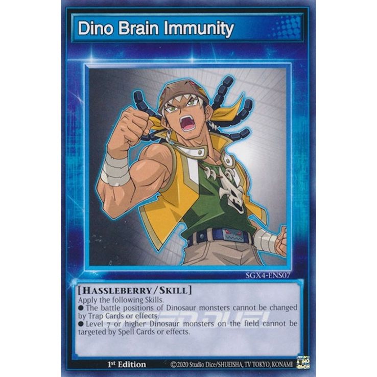 Image for Dino Brain Immunity (SGX4-ENS07) (SGX4) - YuGiOh
