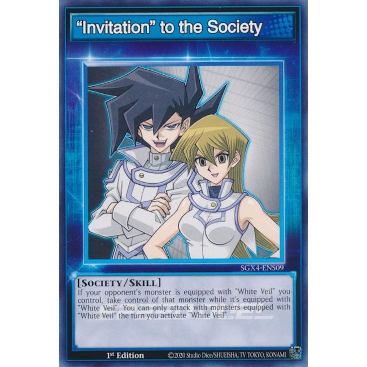 Image for "Invitation" to the Society (SGX4-ENS09) (SGX4) - YuGiOh