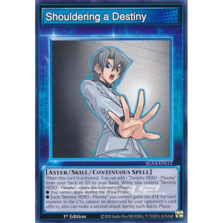 Image for Shouldering a Destiny (SGX4-ENS12) (SGX4) - YuGiOh