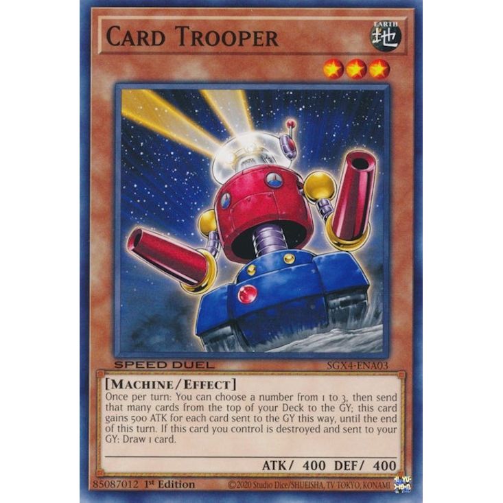 Image for Card Trooper (SGX4-ENA03) (SGX4) - YuGiOh