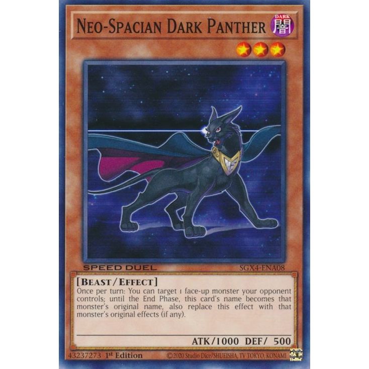 Image for Neo-Spacian Dark Panther (SGX4-ENA08) (SGX4) - YuGiOh