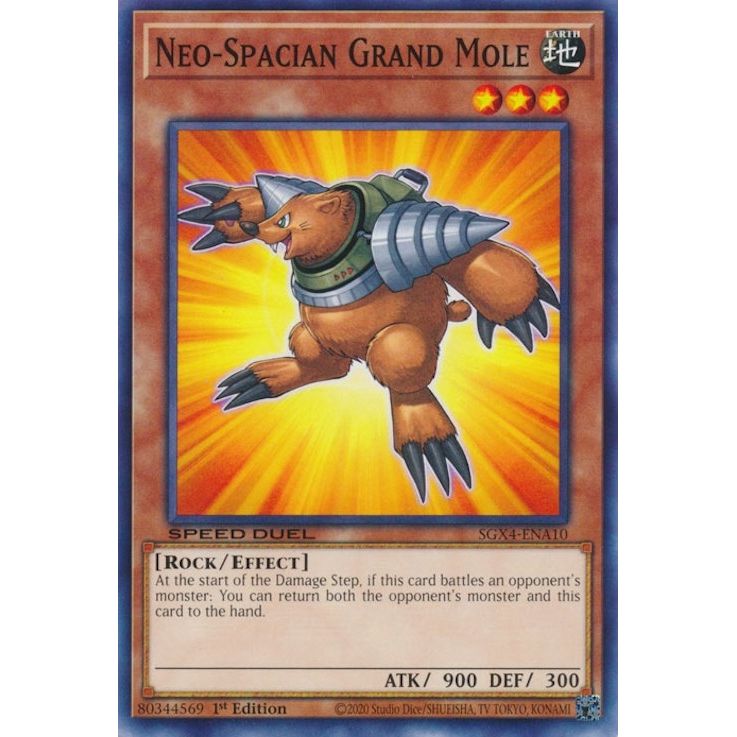 Image for Neo-Spacian Grand Mole (SGX4-ENA10) (SGX4) - YuGiOh