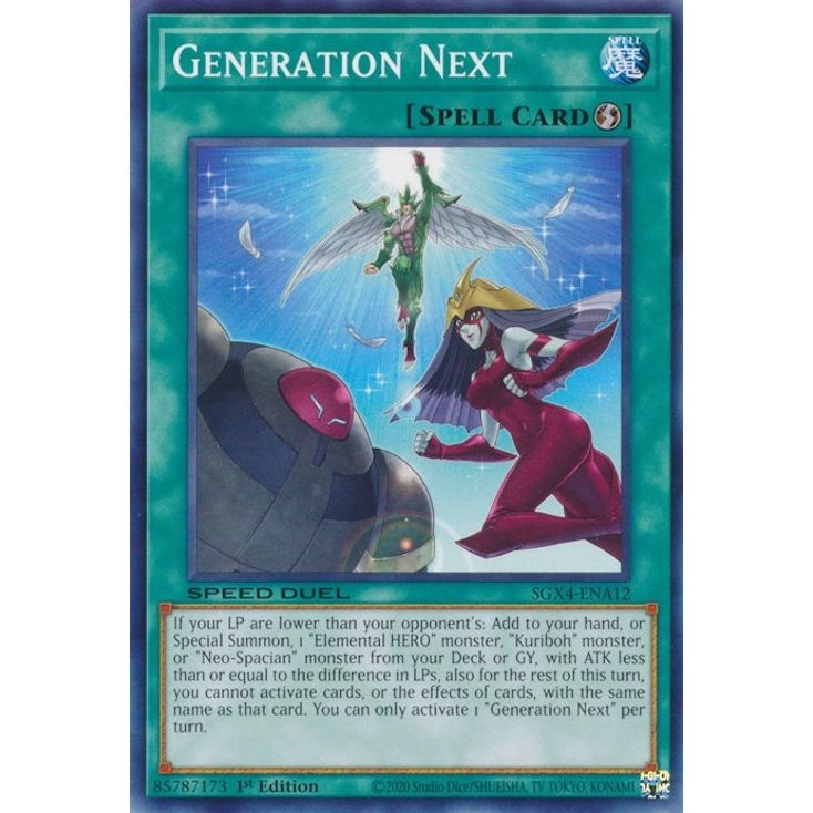Image for Generation Next (SGX4-ENA12) (SGX4) - YuGiOh