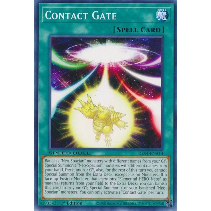 Image for Contact Gate (SGX4-ENA14) (SGX4) - YuGiOh