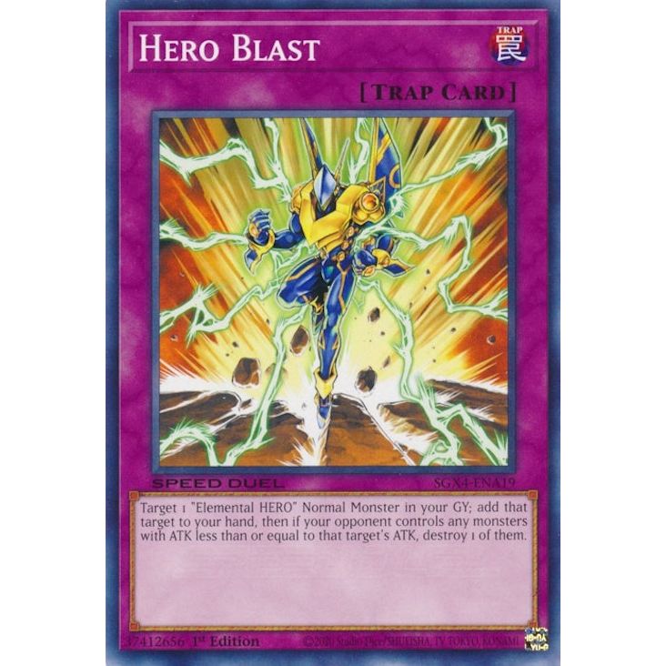 Image for Hero Blast (SGX4-ENA19) (SGX4) - YuGiOh