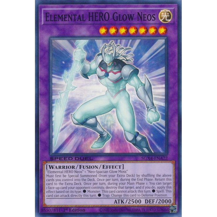 Image for Elemental HERO Glow Neos (SGX4-ENA22) (SGX4) - YuGiOh