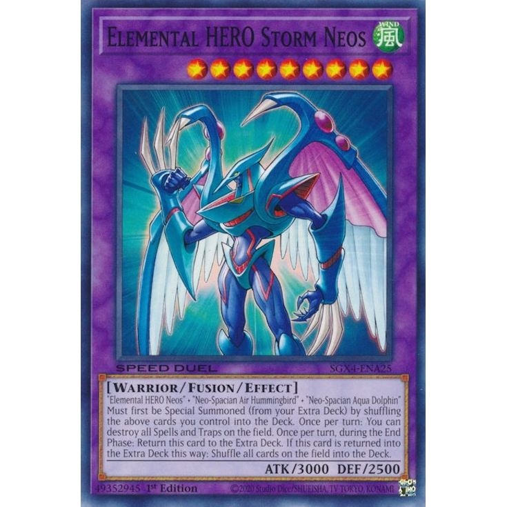 Image for Elemental HERO Storm Neos (SGX4-ENA25) (SGX4) - YuGiOh