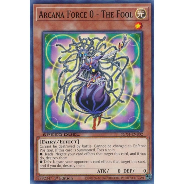 Image for Arcana Force 0 - The Fool (SGX4-ENB02) (SGX4) - YuGiOh