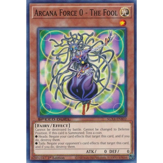 Image for Arcana Force 0 - The Fool (SGX4-ENB02) (SGX4) - YuGiOh