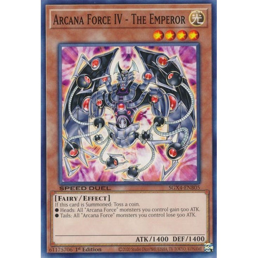 Image for Arcana Force IV - The Emperor (SGX4-ENB05) (SGX4) - YuGiOh