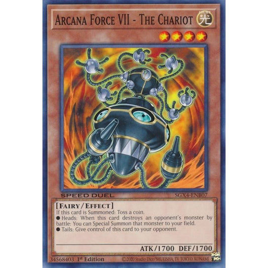 Image for Arcana Force VII - The Chariot (SGX4-ENB07) (SGX4) - YuGiOh
