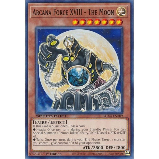 Image for Arcana Force XVIII - The Moon (SGX4-ENB09) (SGX4) - YuGiOh