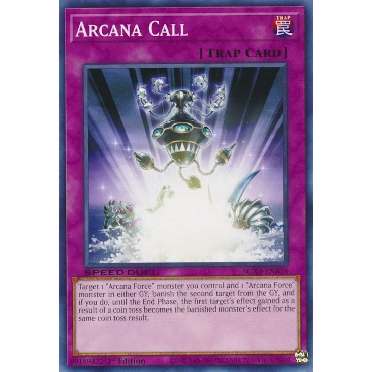 Image for Arcana Call (SGX4-ENB16) (SGX4) - YuGiOh