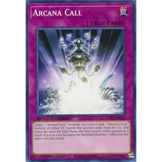 Image for Arcana Call (SGX4-ENB16) (SGX4) - YuGiOh
