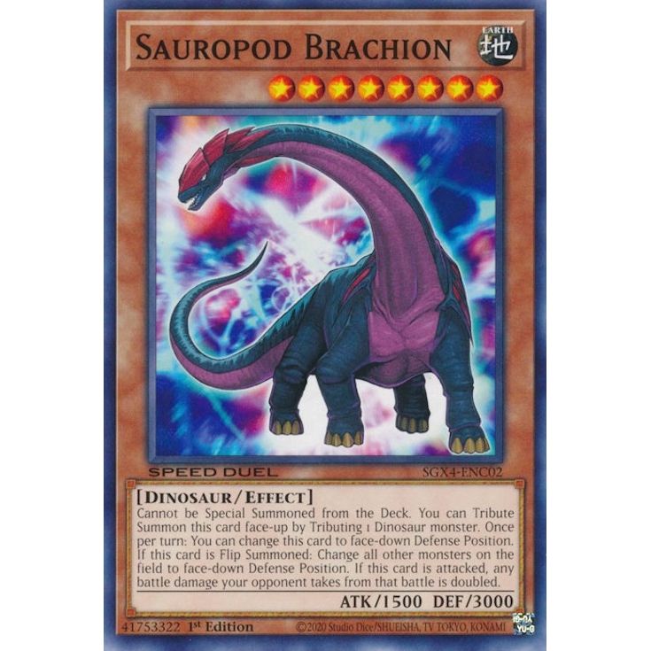 Image for Sauropod Brachion (SGX4-ENC02) (SGX4) - YuGiOh