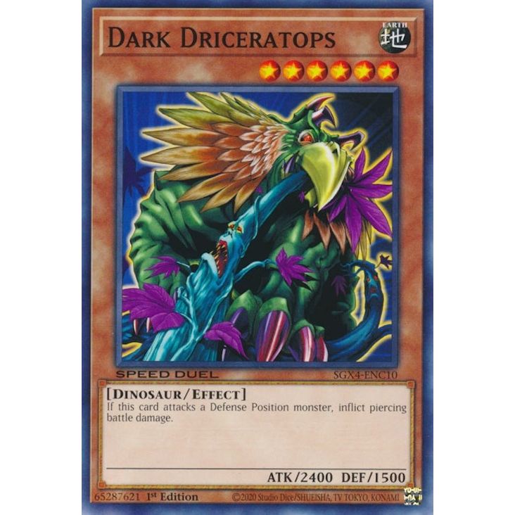 Image for Dark Driceratops (SGX4-ENC10) (SGX4) - YuGiOh