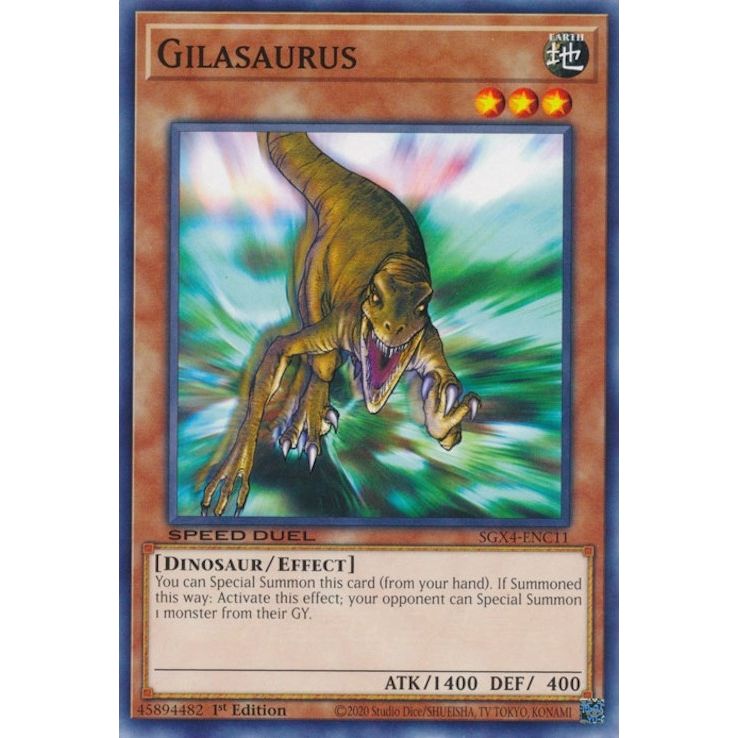 Image for Gilasaurus (SGX4-ENC11) (SGX4) - YuGiOh