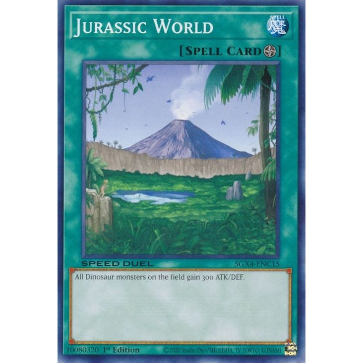 Image for Jurassic World (SGX4-ENC15) (SGX4) - YuGiOh