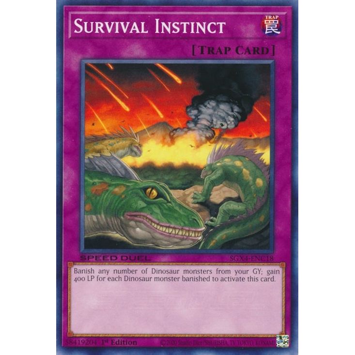 Image for Survival Instinct (SGX4-ENC18) (SGX4) - YuGiOh