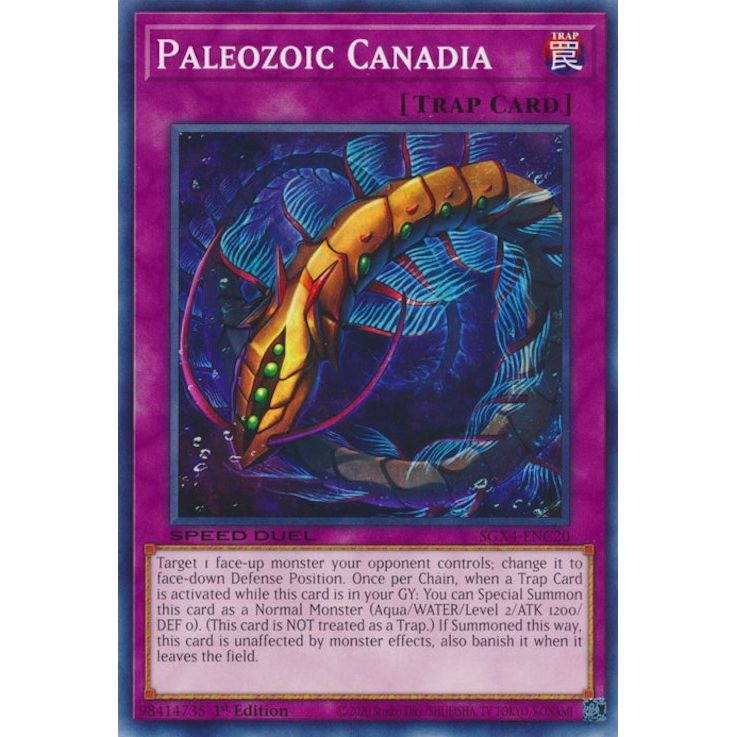Image for Paleozoic Canadia (SGX4-ENC20) (SGX4) - YuGiOh