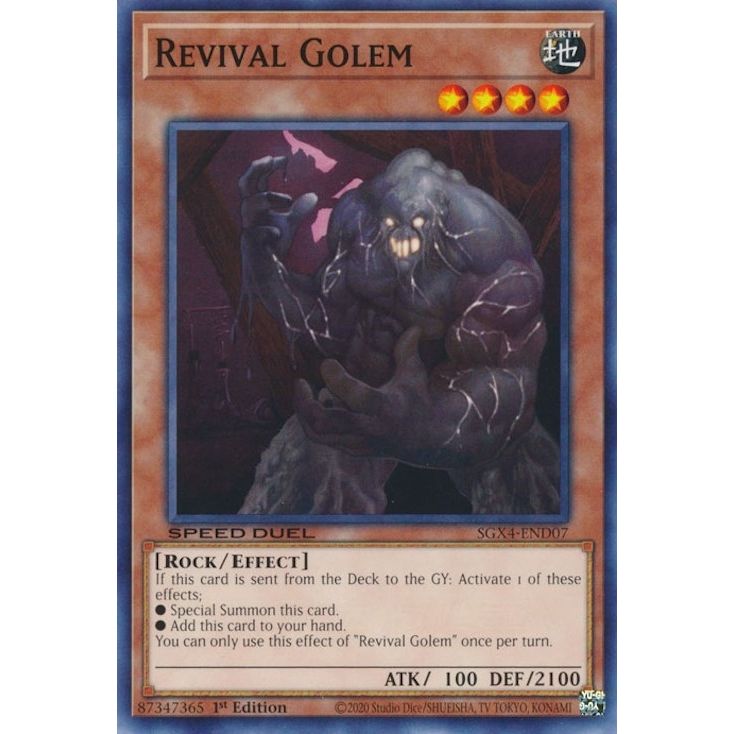 Image for Revival Golem (SGX4-END07) (SGX4) - YuGiOh