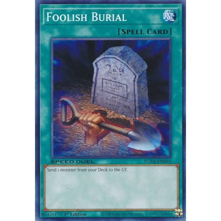 Image for Foolish Burial (SGX4-END15) (SGX4) - YuGiOh