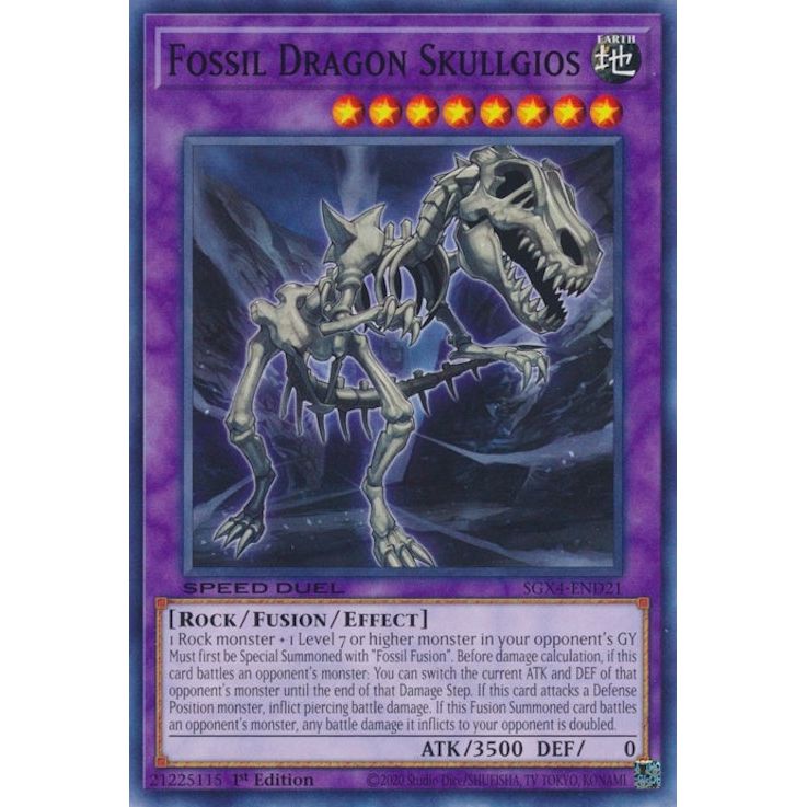 Image for Fossil Dragon Skullgios (SGX4-END21) (SGX4) - YuGiOh