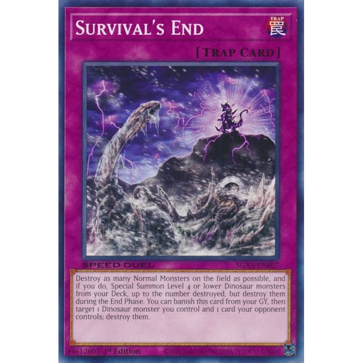Image for Survival's End (SGX4-ENE07) (SGX4) - YuGiOh