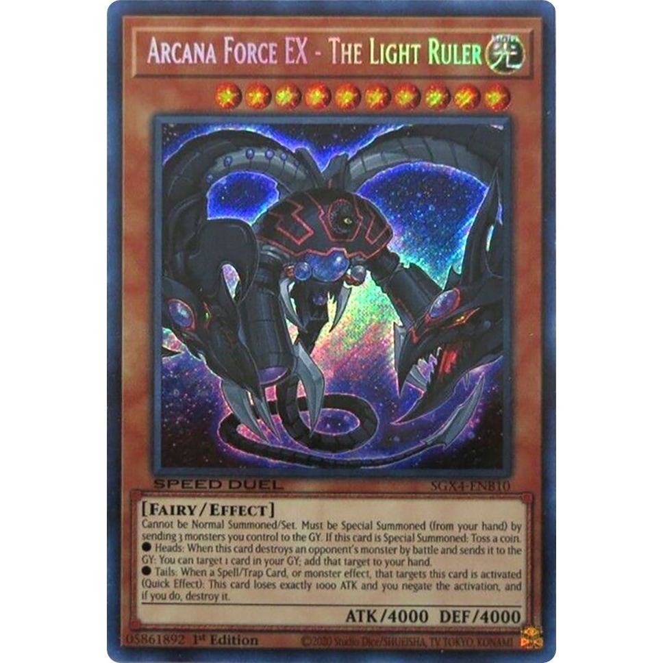 Image for Arcana Force EX - The Light Ruler (Secret Rare) (SGX4-ENB10) (SGX4) - YuGiOh
