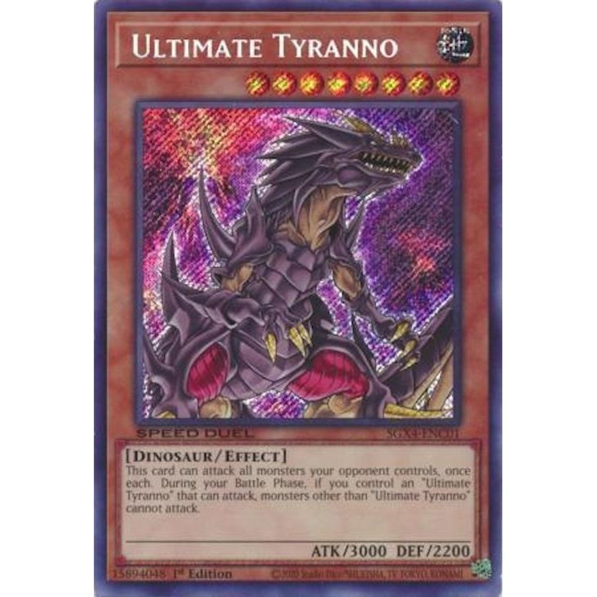 Image for Ultimate Tyranno (Secret Rare) (SGX4-ENC01) (SGX4) - YuGiOh