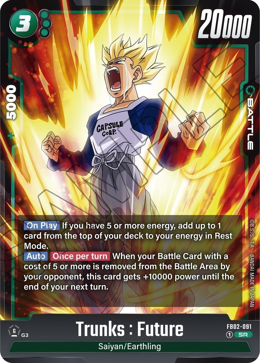 Image for Trunks : Future - FB02-091 (FB02-091) (FB02) - Dragon Ball Super: Fusion World