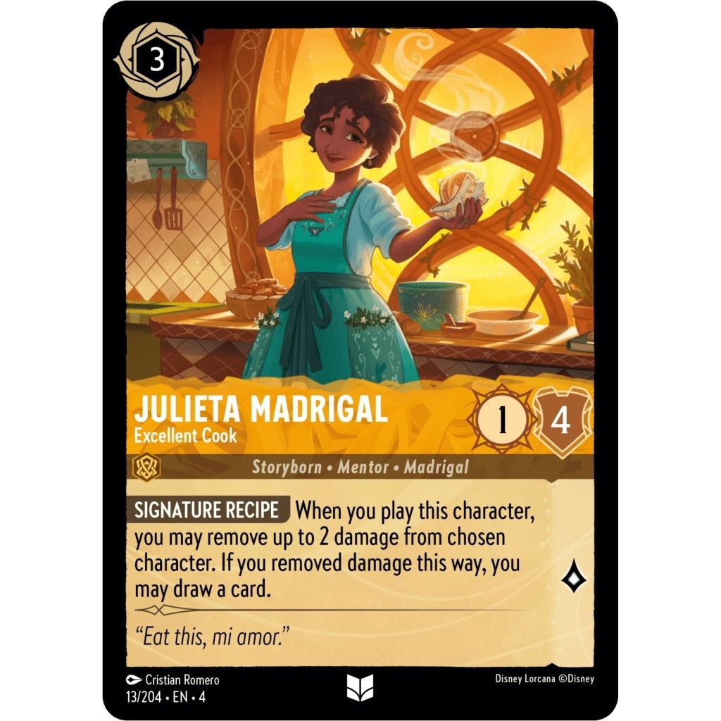 Image for Julieta Madrigal - Excellent Cook (13/204) (4) - Disney Lorcana