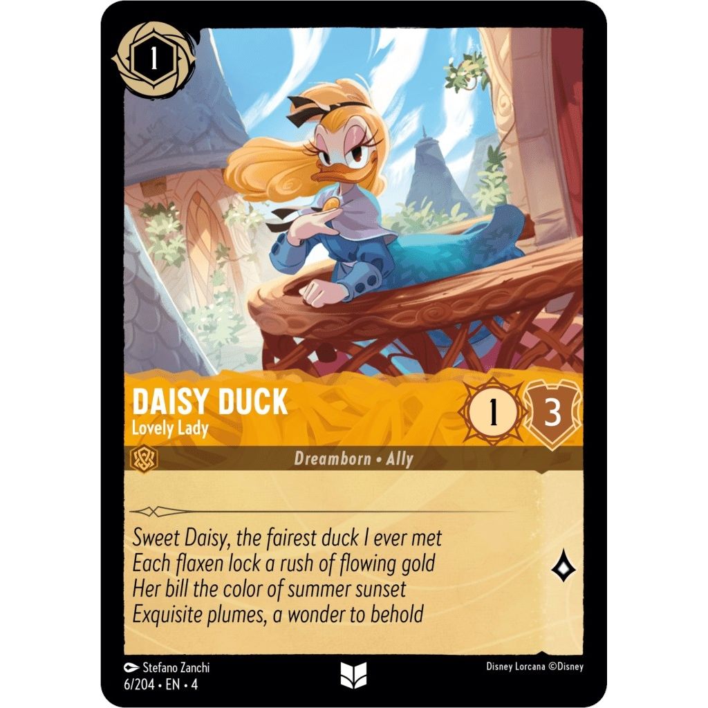 Image for Daisy Duck - Lovely Lady (6/204) (4) - Disney Lorcana
