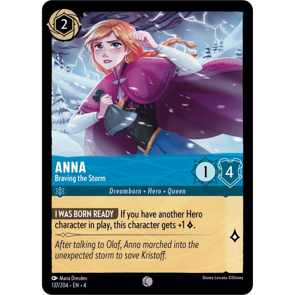 Image for Anna - Braving the Storm (137/204) (4) - Disney Lorcana