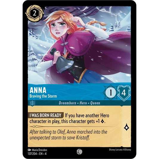 Image for Anna - Braving the Storm (137/204) (4) - Disney Lorcana