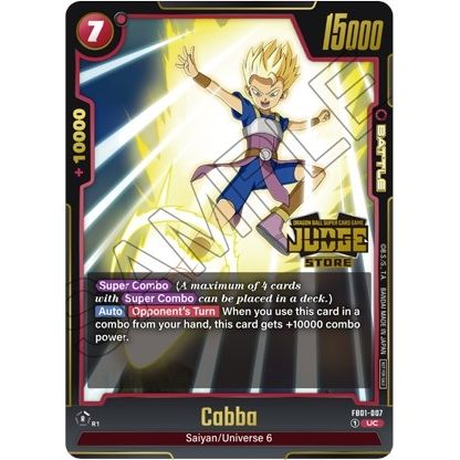 Image for Cabba (Judge Pack (Store Judge) 01) (FB01-007) (DBSFW_TPR) - Dragon Ball Super: Fusion World