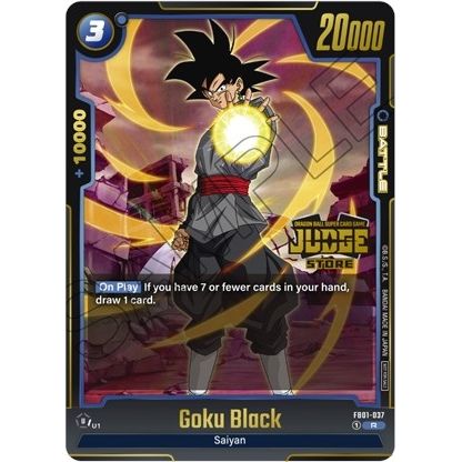 Image for Goku Black - FB01-037 (Judge Pack (Store Judge) 01) (FB01-037) (DBSFW_TPR) - Dragon Ball Super: Fusion World